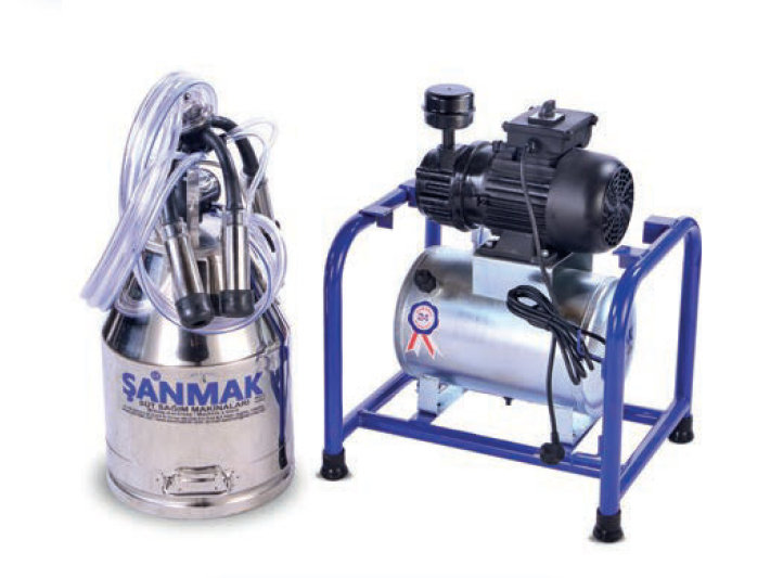 Şanmak Süt Sağma Makinesi Tek Sağım (Yarı Sabit)