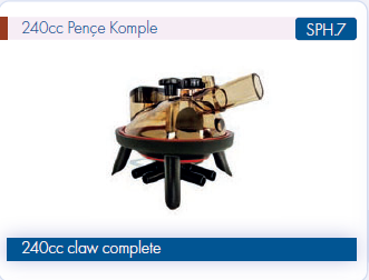 Şanmak 240cc Pençe Komple Sarı Şeffaf