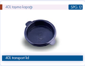 Şanmak 40L Kauçuk Güğüm Kapağı