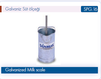 Şanmak Alüminyum Süt Ölçeği Güğüm