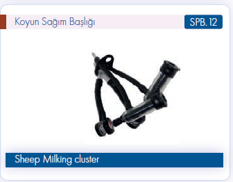 Şanmak Koyun Sağım Başlığı Siyah
