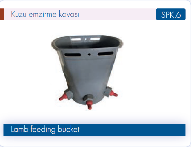 Şanmak Kuzu Emzirme Kovası