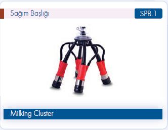 Şanmak 240cc Sağım Başlığı Kırmızı Kılıflı