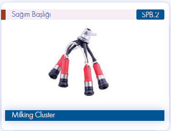 Şanmak 160cc Sağım Başlığı Kırmızı Kılıflı