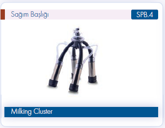 Şanmak 160cc Sağım Başlığı Göstergeli Paslanmaz Kılıflı