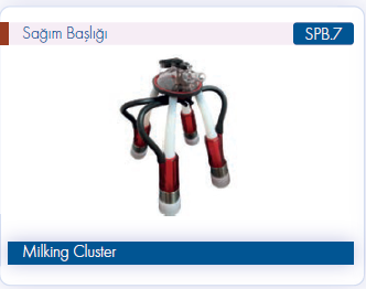 Şanmak 340cc Pençeli Sağım Başlığı Şeffaf Kılıflı