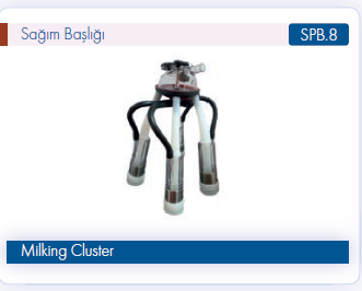 Şanmak 240cc Pençeli Sağım Başlığı Şeffaf Kılıflı