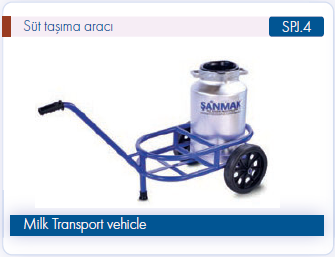 Şanmak Süt Güğümü Taşıma Aracı