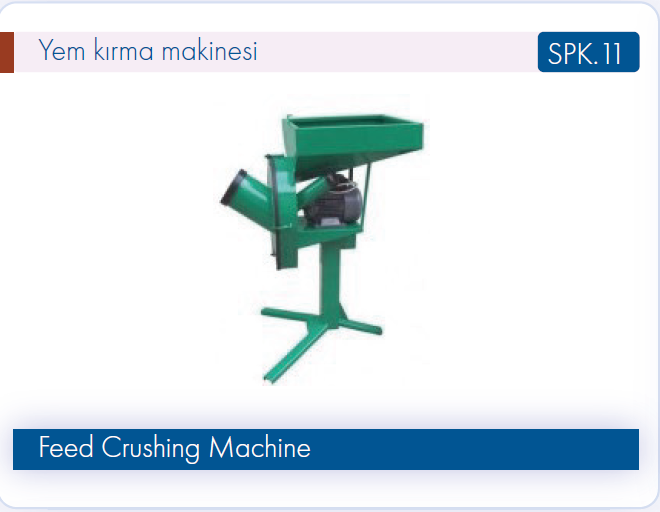 Şanmak Yem Kırma Makinesi